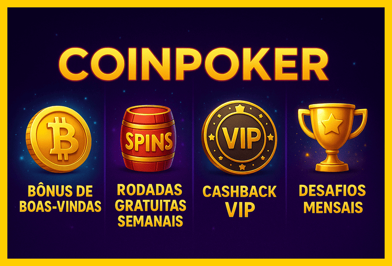 O bônus promocional COINPOKER é uma ótima maneira de começar sua aventura