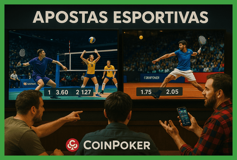 Aposte em apostas esportivas no cassino online COINPOKER