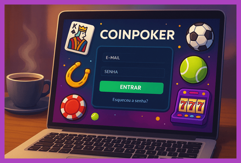 Criar uma nova Conta no plataforma COINPOKER
